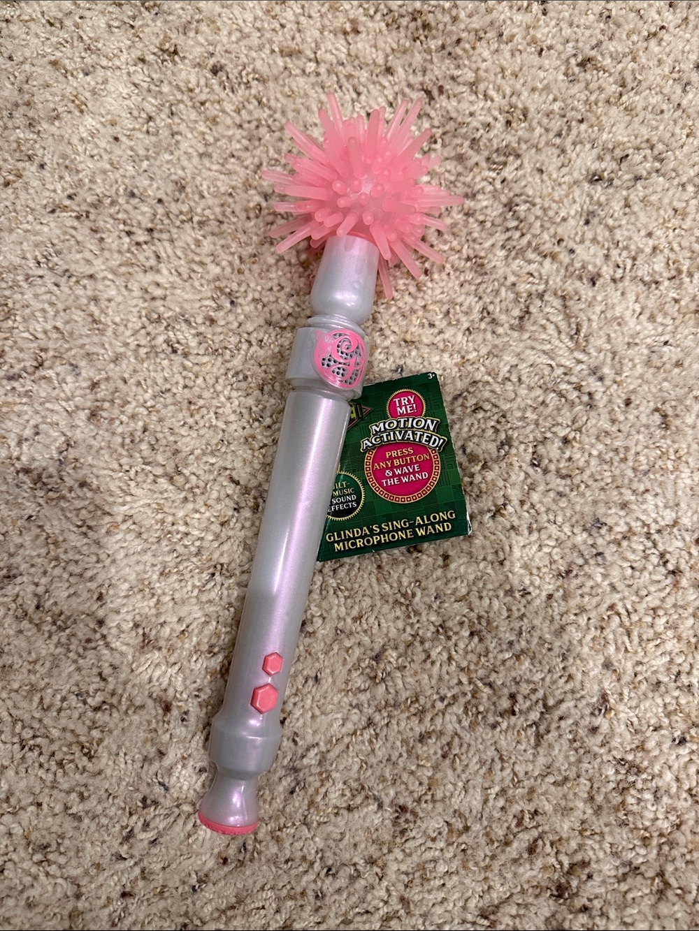 Wicked Glinda Sing-Along Microphone Wand - Pink/Silver